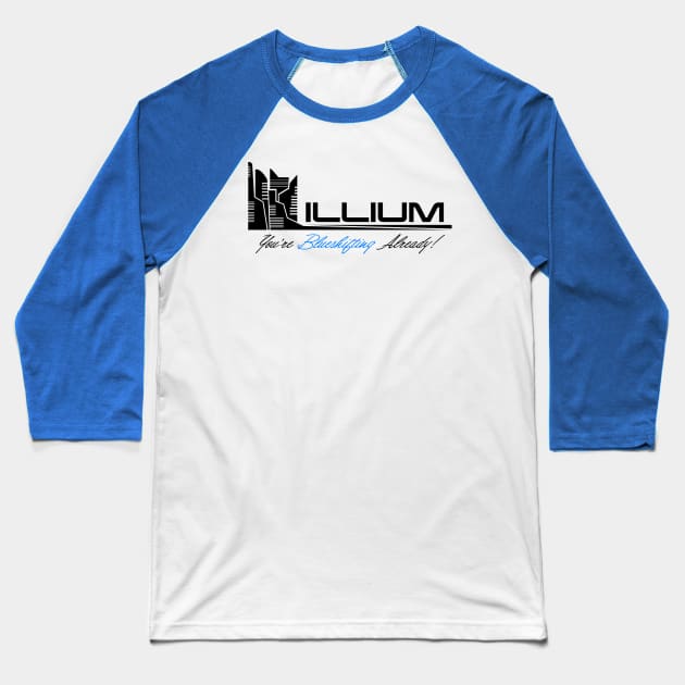 Illium Souvenir Tee [Black] Baseball T-Shirt by Karthonic